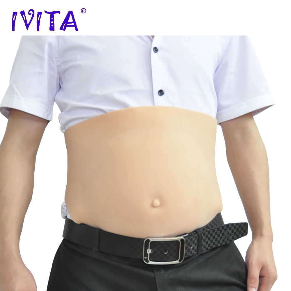 IVITA 1500g Silicone Belly Drag Queen Artificial Silicon Crossdresser