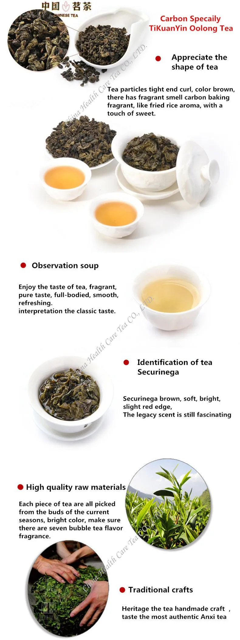  High Quality Chinese Tieguanyin Tea Fresh Natural Carbon Specaily TiKuanYin Oolong Tea High Cost-effective Tea 125g 