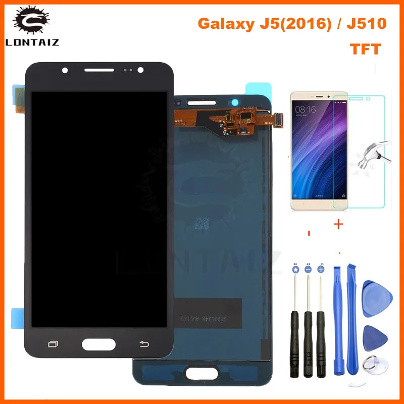 

For Samsung Galaxy J510 J510FN J510F J510G J510Y J510M Display Touch Screen Digitizer Assembly For Samsung J5 2016 LCD Screen