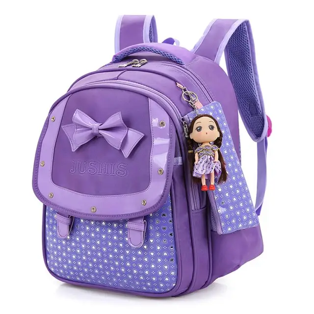 Buy Cute Baby Girls Backpack Kids Bowknot Heart Dot