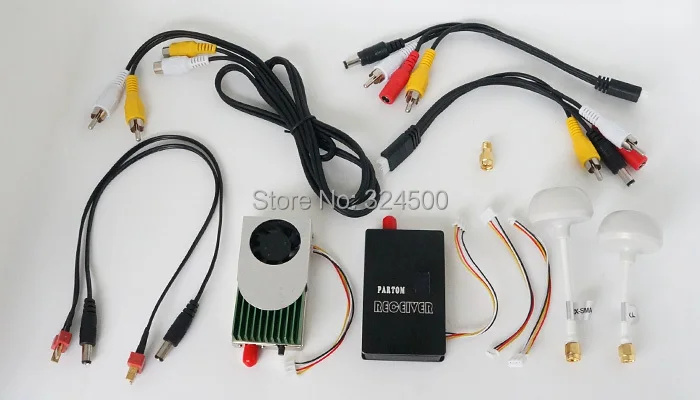 Новинка PARTOM 5 8g 1200 МВт беспроводной AV TX/RX набор для дальнего радиуса действия FPV с 2
