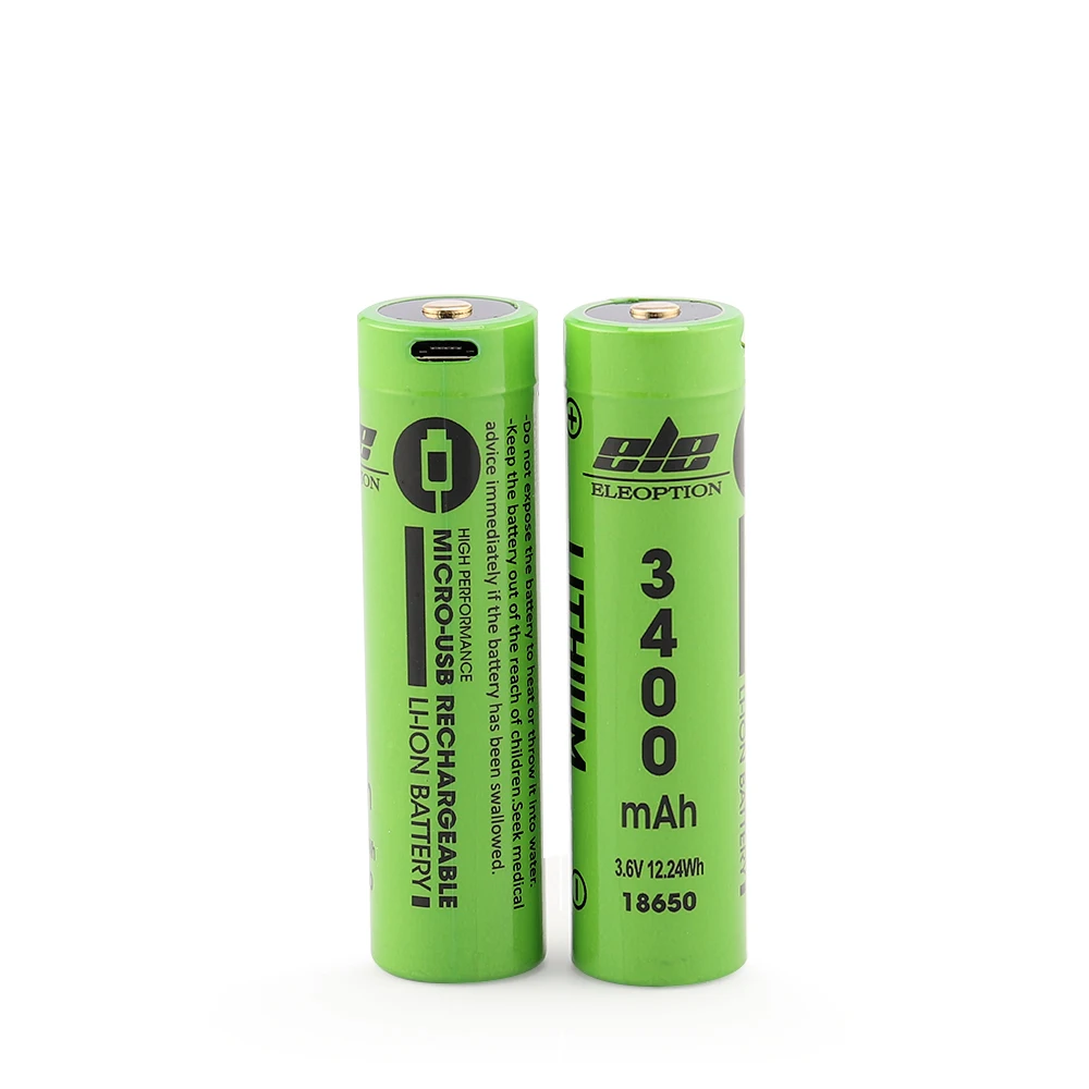 USB 18650 3400mah Li-Ion 3,6 V USB 18650 аккумуляторная батарея для фонарика, камера может заменить 3,7 V перезаряжаемый аккумулятор 18650