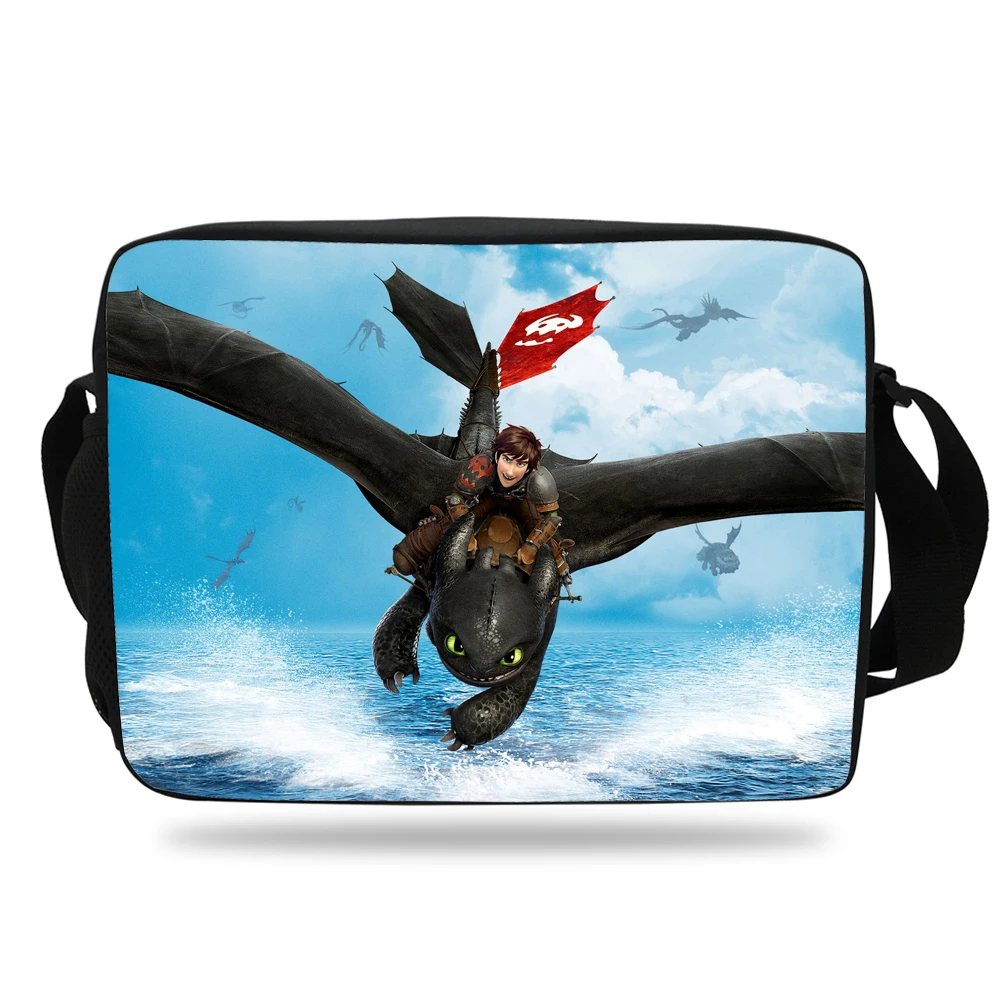 Us 18 63 21 Off Por Agers Messenger Shoulder Bag For S Boys How To Train Your Dragon Kids School Children Bags In