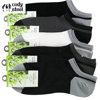 

Cody Steel Casual Socks Men Bamboo Mixed Colors Fashion Socks Brand Men All-Match Invisible Socks Male 10pairs/lot