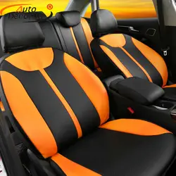 Autodecorun Пользовательские чехол мест автомобили из искусственной кожи для Jeep Renegade 2016 сидений автомобилей подушки сиденья поддерживает