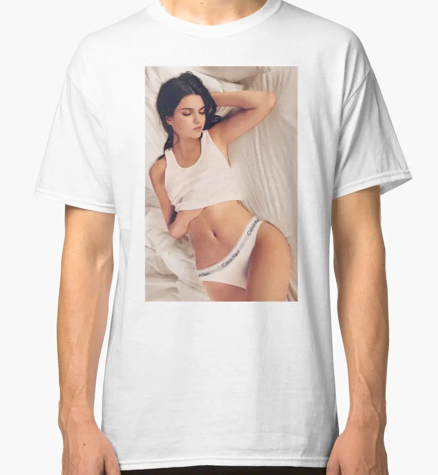 

NEW Kendall Jenner Rest Men's White LOGO MEN WOMEN T-SHIRTS S-5XL