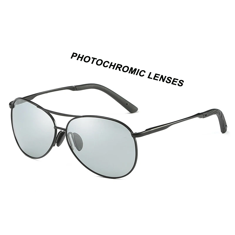 Солнцезащитные очки HBK PM0152P мужские фотохромные поляризационные хамелеоновые