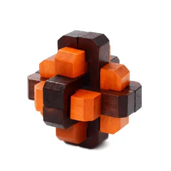 

Chanycore Baby Learning Educational Wooden Toys 3D Puzzle Kong Ming Luban Lock Cube Brain Teaser hss Kids Gifts 4246