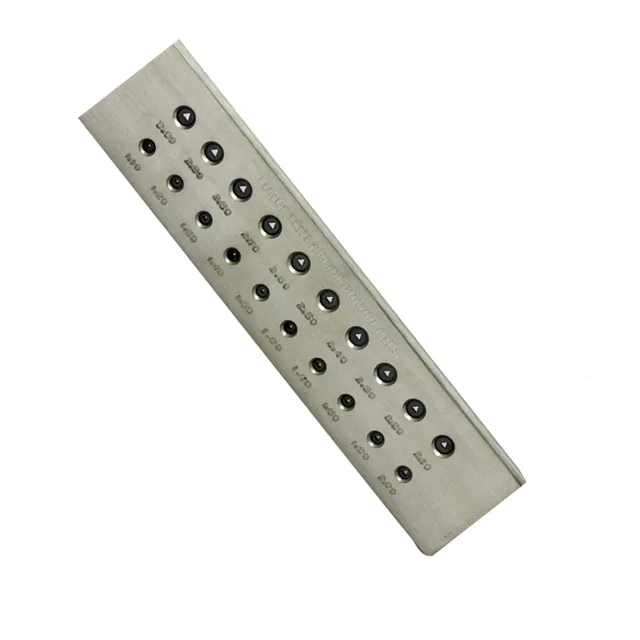 20 holes triangle shape Tungsten carbide drawplates jewelry draw plates