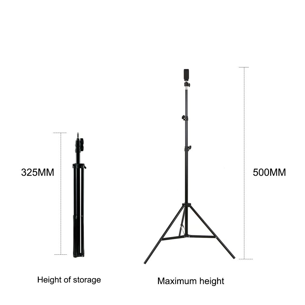 Светодиодная вспышка для селфи студия поддержка пол держатель для мобильного телефона Штатив Держатель фотография Штатив для фотосъемки
