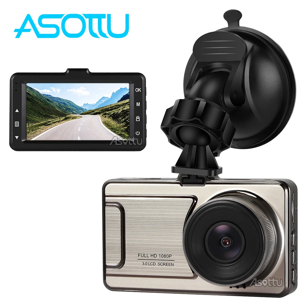3-дюймовый Видеорегистраторы для автомобилей 1080 P FHD 170 градусов Широкий формат