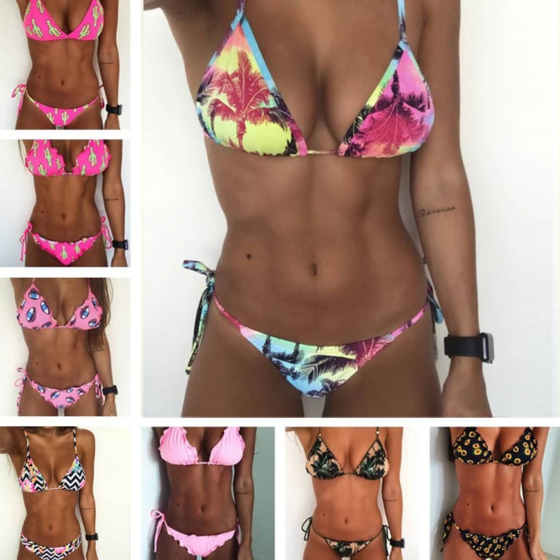 

Bikinis 2019 Mujer Femme Sexy Swimsuit maillot de bain Brazilian Bikini Push Up Swimwear Women Bathing Suit Thong Swim Suit