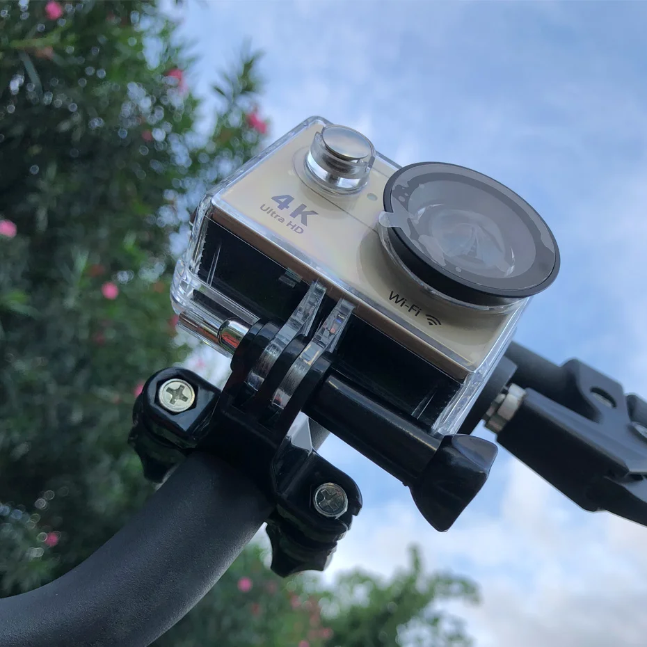 Handlebar Bike Mount for GoPro Sports Action Cameras 3-Way Adjustable Pivot Arm Fits for Bicycles Metal Screws For Xiaomi Yi  (3)