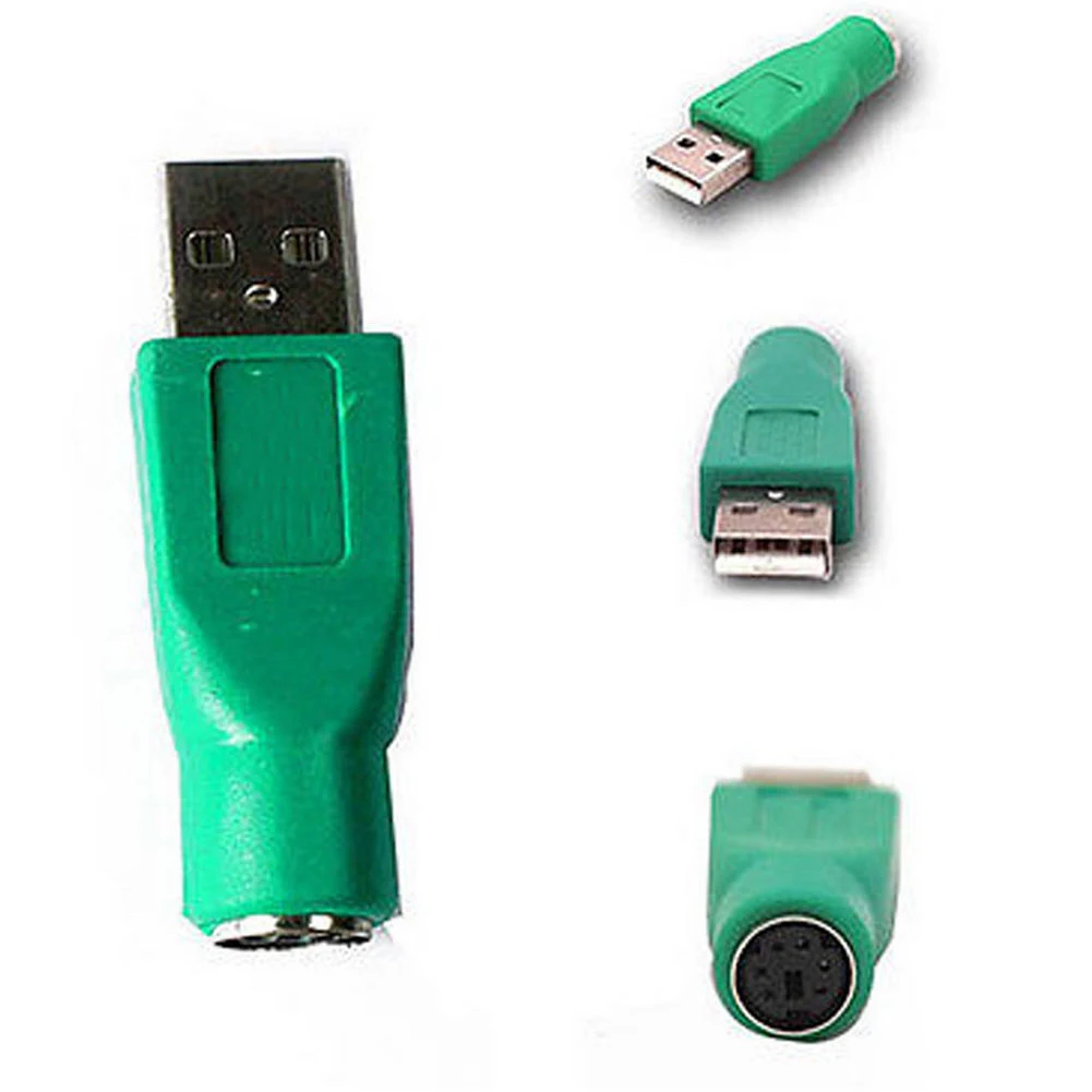 

Cool PS2 Female to USB Male Port Mouse Adapter Converter Connector for Keyboard