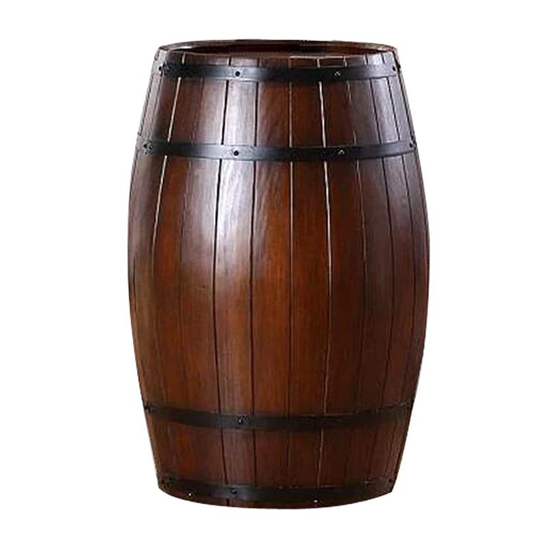 85H Oak Wine Rack European style Garden Furniture Wine Cooler Cask Wine