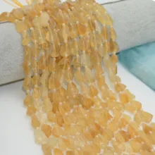 Натуральный Цитрин грубый материал бусины-самородки 9~ 12 мм-без обработки цвета