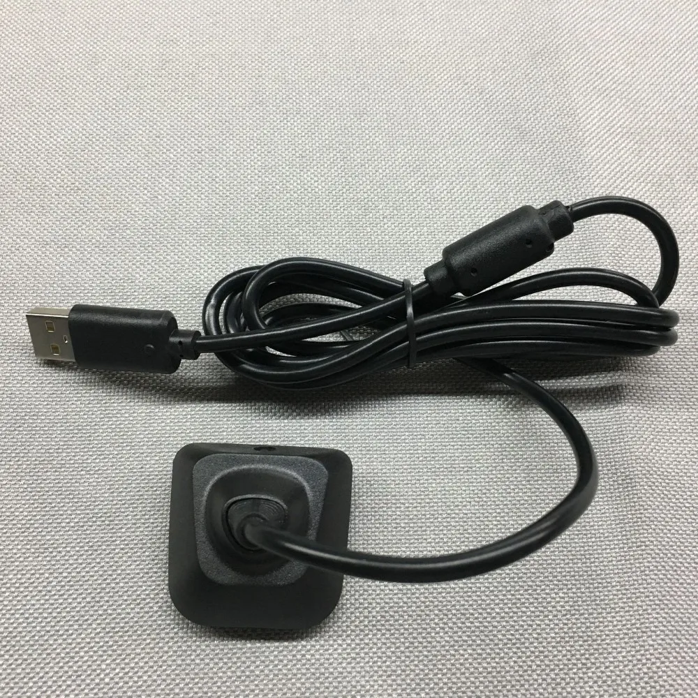 

FZQWEG USB Game Controller Charging Cable Wireless Controller Black USB Gamepad Joystick Power Supply Charger Cable for Xbox 360