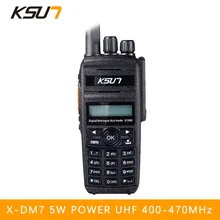 BUXUN digital walkie talkie 400-470MHz X-DM7 protable radio DMR transmitter Digital dual-use model Two way radio