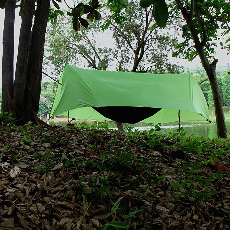 Acampamento ao ar Esteira de Acampamento Dossel Livre Poleless Tenda Rede Toldo Abrigo Proteção Pára-sol 5 High Quality Esporte e Lazer