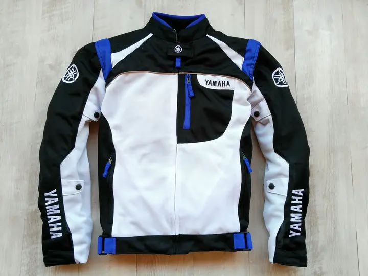 

Motorcycle Sports Textile Summer Mesh Blue Riding Jacket for YAMAHA Racing Sportswear Motocross Clothing