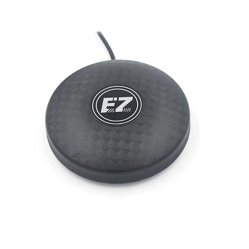 EZ круглый педаль татуировки переключатель для стандартной машины питания Черный с 6,35 мм RCA подключения адаптера