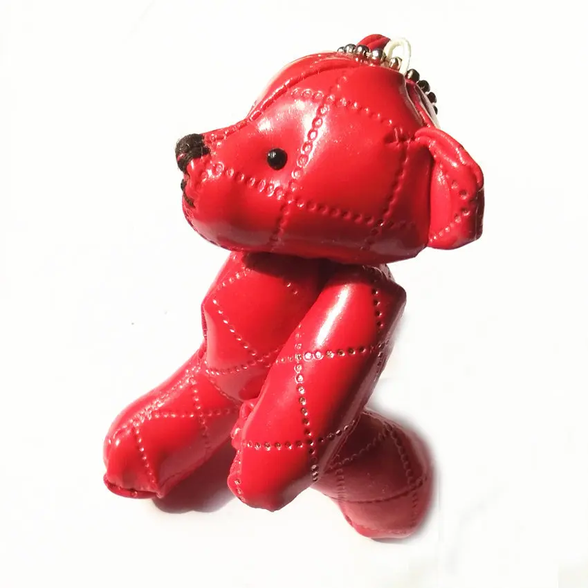 

PU Leather Bear Key Ring Bag Chain Personality is Hanged Keychains