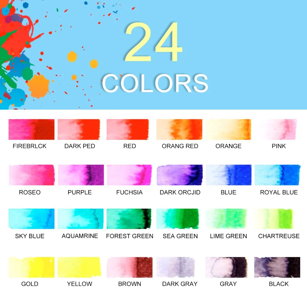 Brush-Pens-24-Color-Watercolor-Pens-and-1-Water-Brush-to-Color-Draw-Comic-Calligraphy-Lettering (3)