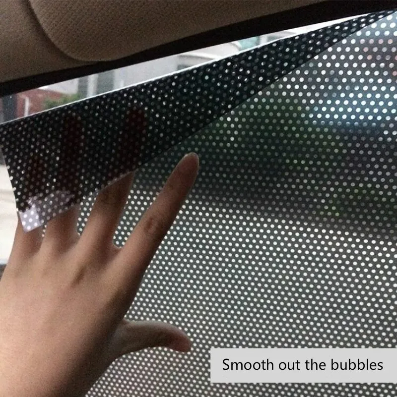

2pcs/Pack Car Sun Shades Rear Window Cover Black PVC Sunshade Side Covers Shield Screen Visor with Small Holes 42x38cm