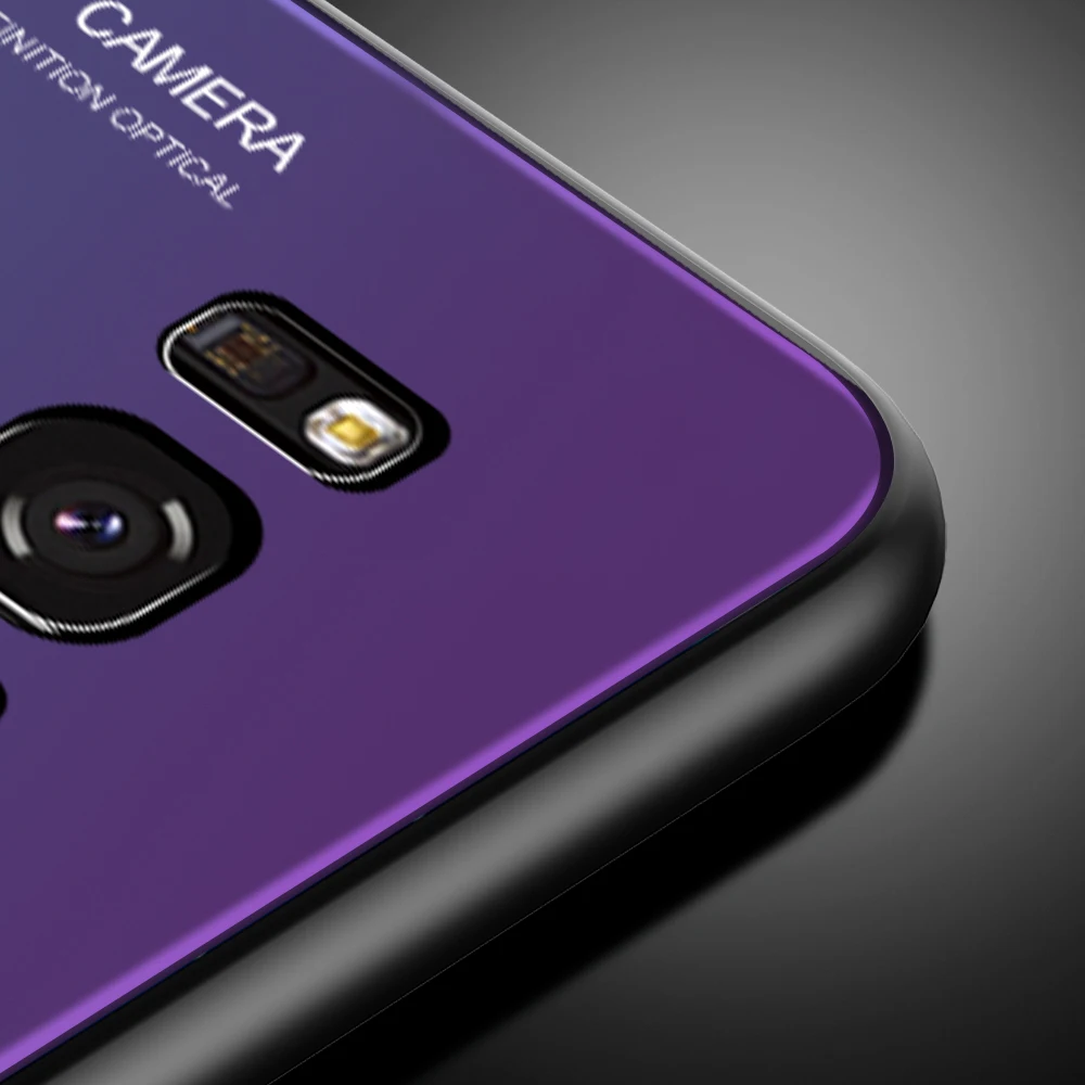 Градиентный чехол для samsung s10 plus a7 a750 a6 a8 j6 j8 a9 2018 j4 prime a50 a30 a10 s9 s8 s10E m10 m20 m30