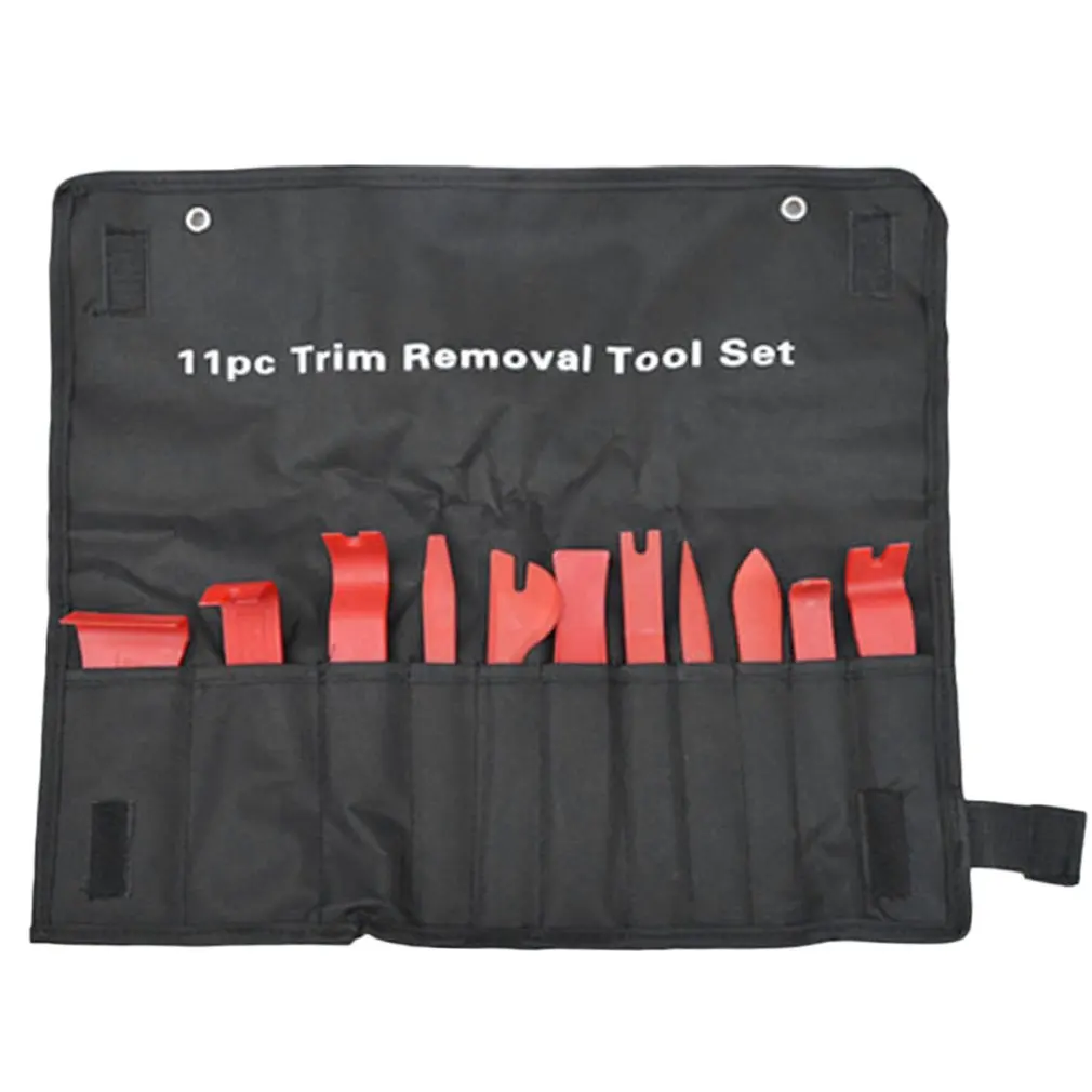 Us 12 46 18 Off Car Trim Door Panel Removal Molding Set Kit Pouch Pry Tool Interior Van Trim Pry Clip Stereo Panel Installer With Cloth Bag In Sheet