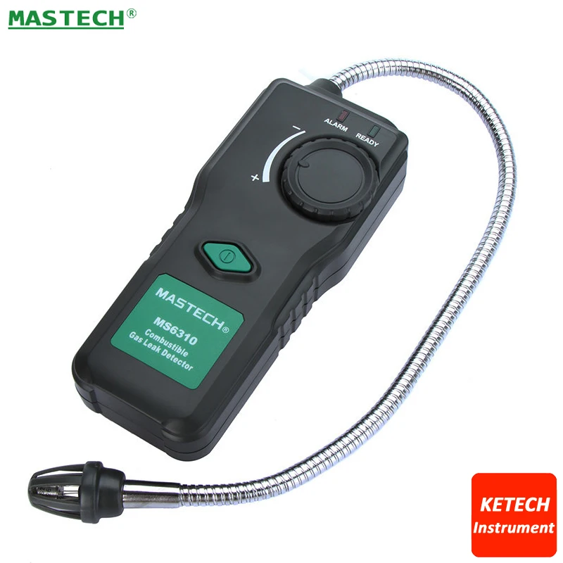 

MS6310 Portable Multifunctional Flammable Gas Detector Combustible Gas Leak Tester Sound Light Alarm
