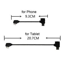 DJI Mavic Pro Mavic Air Drone Controller Adapter Micro-USB Reverse Port Type-C Cable OTG Connector for Tablet Phone to Control