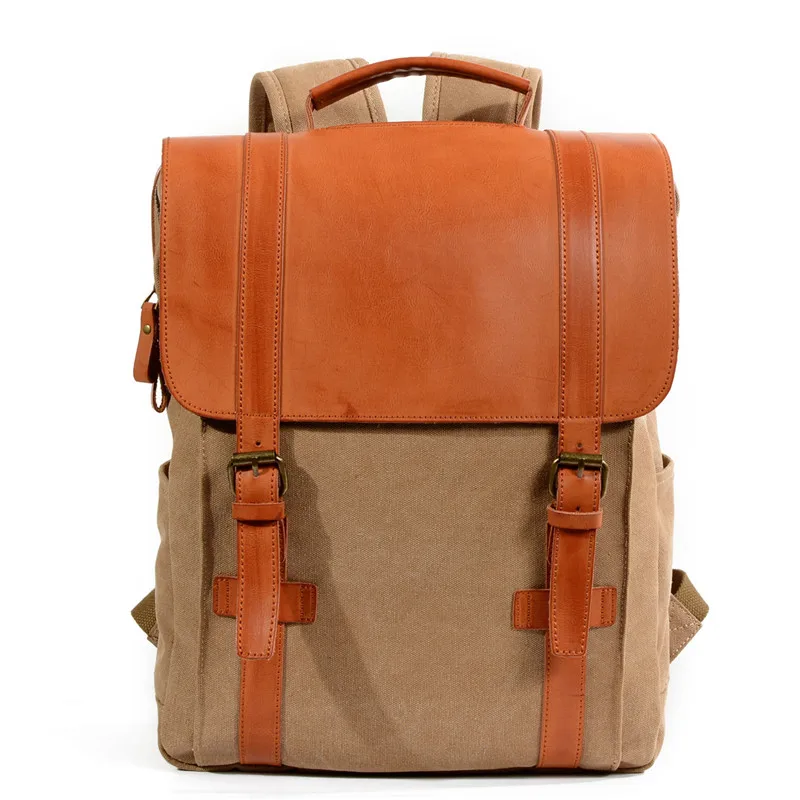 YUPINXUAN Europe Fashion Canvas Leather Backpacks for Teenagers Traveling Daypacks Canvas Laptop Rucksacks Designer School Bags YUPINXUAN Europe Fashion Canvas Leather Backpacks for Teenagers Traveling Daypacks Canvas Laptop Rucksacks Designer School Bags
