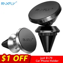 RAXFLY Magnetic Car Phone Holder For Samsung Galaxy S10 Note 9 8 Air Vent Mount Magnet Phone Holder For iPhone 11/11 Pro Max XR