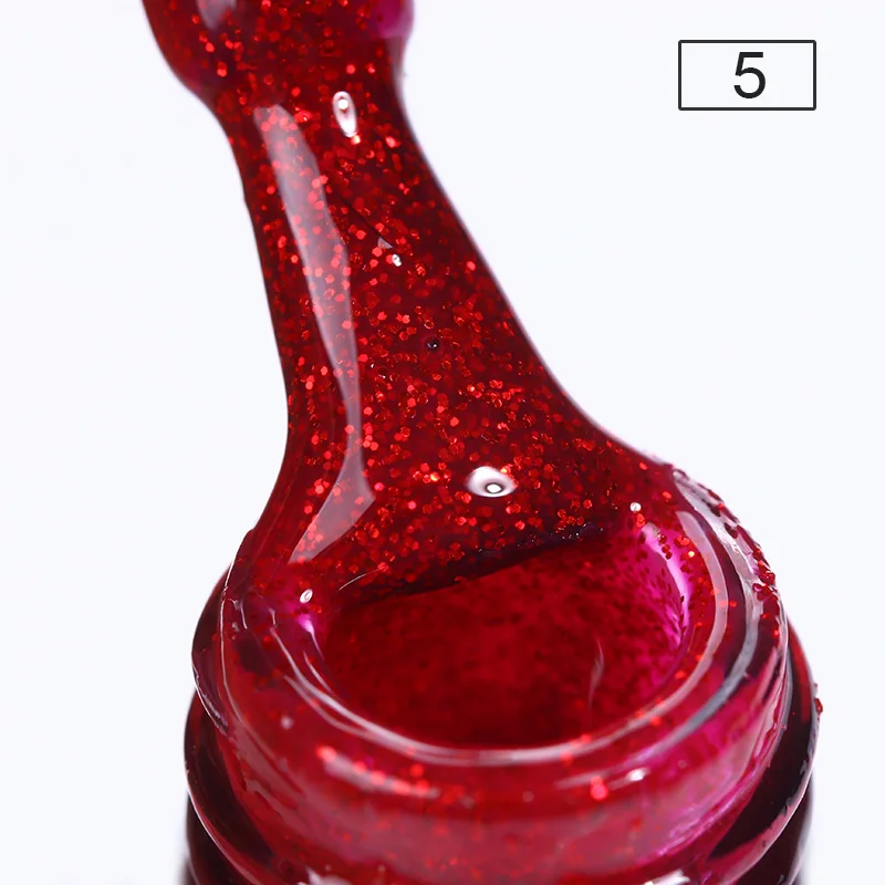BORN PRETTY Red Series Блестящий Гель лак для ногтей 10 мл Сияющий личная гигиена маникюра