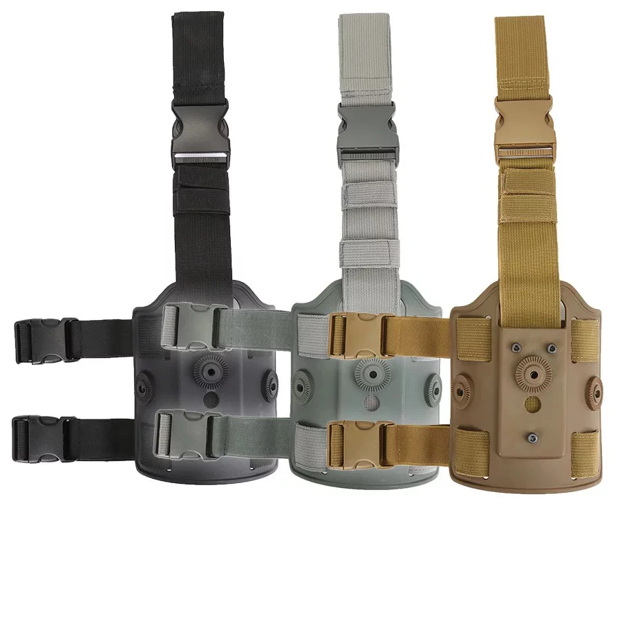 Tactical Thigh Pistol Holster Panel Leg Drop Flatform Thigh Holster Leg