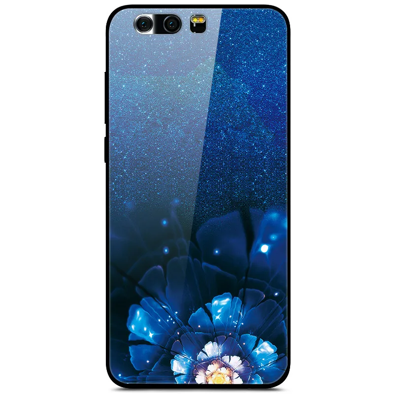 Для huawei Honor 9 чехол из закаленного стекла жесткая задняя крышка для huawei Honor 9 premium Capa Honor9 чехол Honor 9 Lite - Цвет: 46