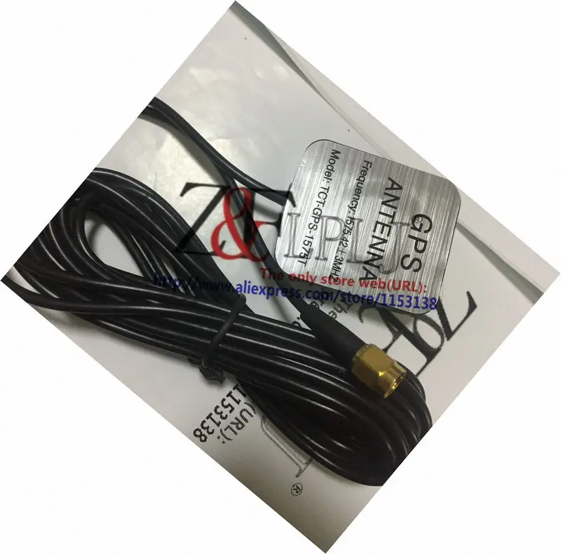 Passive GPS antenna Frequency 1575.42MHZ SMA J connector Line length 3M