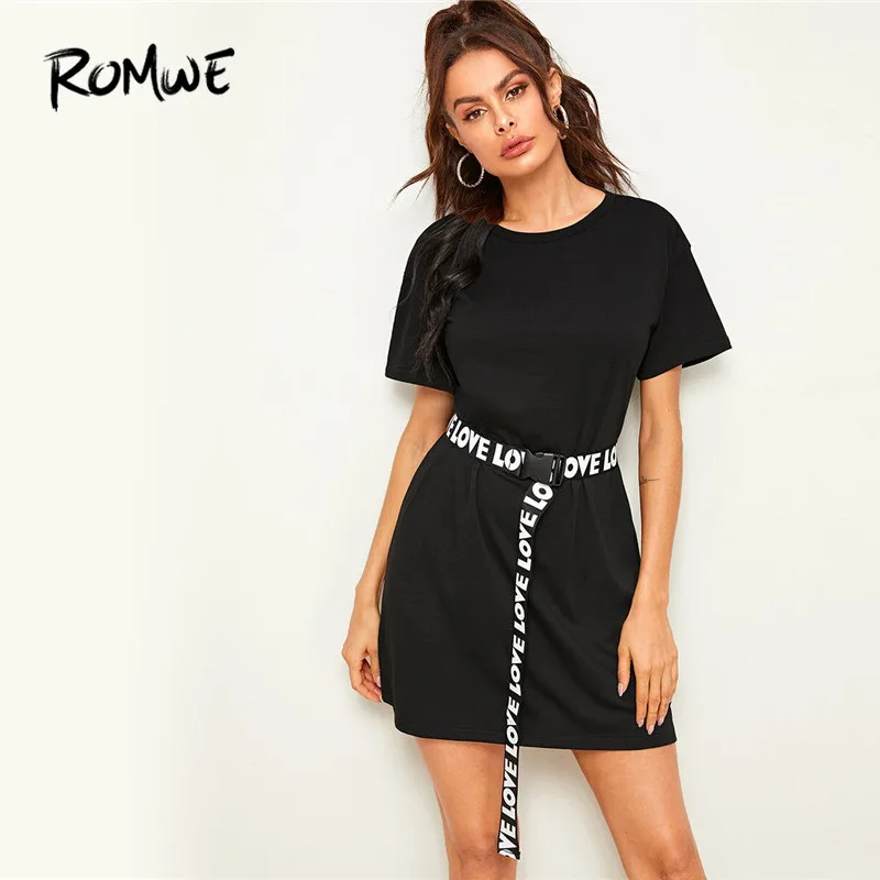 straight t shirt dress