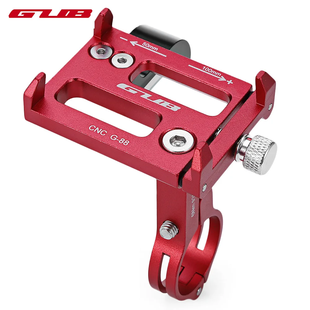Gub G88 Universal Bike Handlebar Holder Mount Metal Phone Holder Stand For 46 Inch Phone/gps