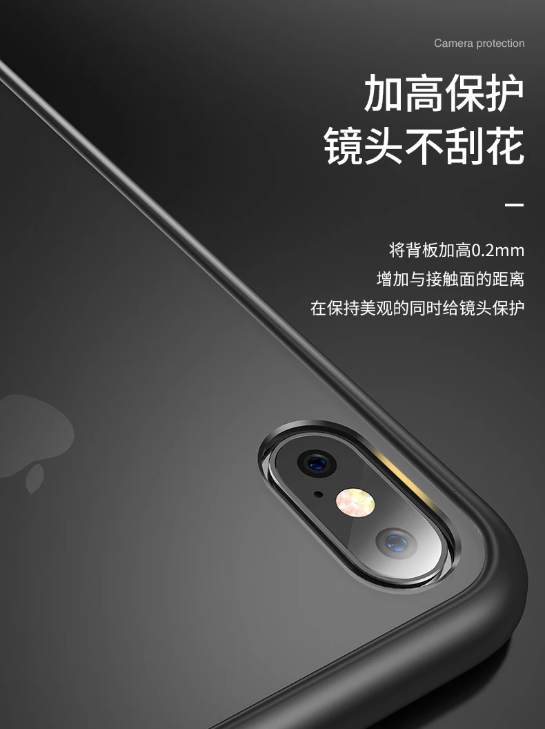 Противоударный матовый чехол ROCK для iPhone XS Max из ТПУ+ поликарбоната, защитный чехол для iPhone XS X, чехол, чехол, адсорбционный чехол