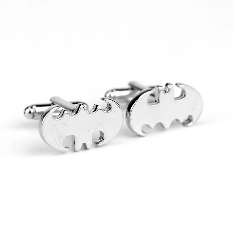 

Superhero Batman Cufflinks for Mens Jewelry Movie Series Ornaments Fashion Shirt Accessories Cuff Buttons Pins Statement