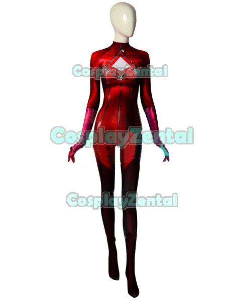 Красный костюм для косплея AnneTakamaki 3D принт Persona 5 Panther спандекс на заказ зентай боди