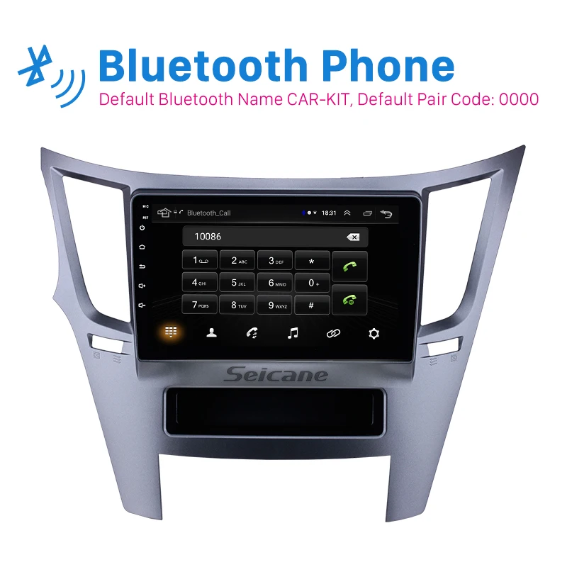 Seicane auto Radio Multimedia reproductor de Video GPS de navegación Android 81 para Subaru Outback
