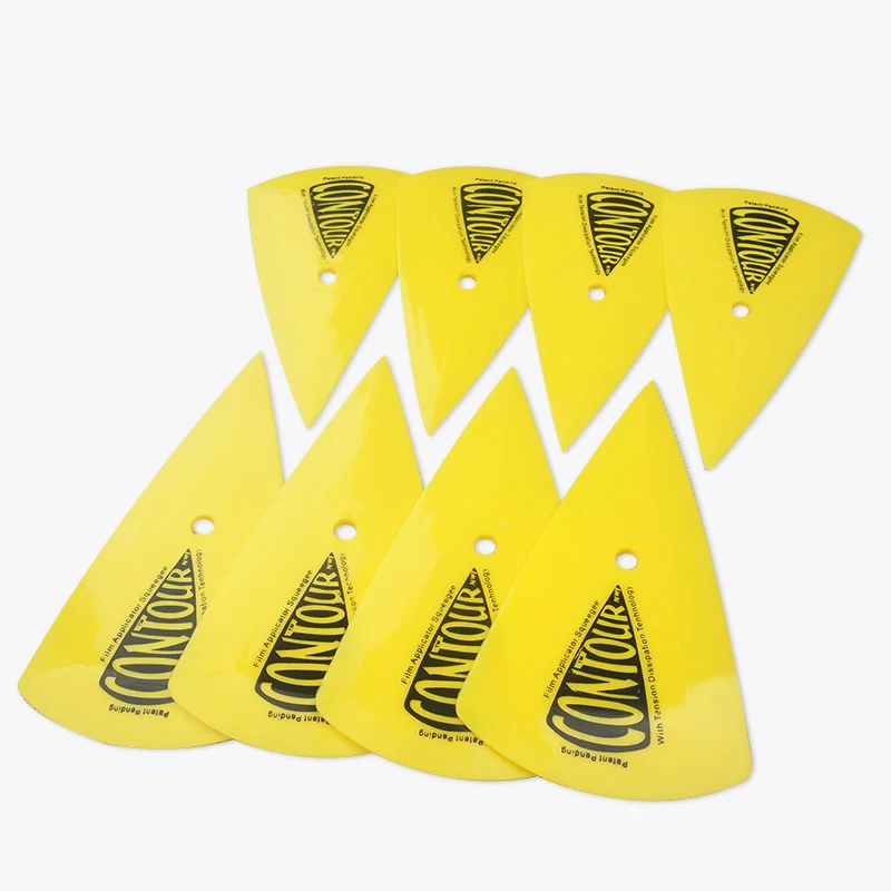 Карабины желтый наконечник Ракель длинный скребок DIY мягкая виниловая упаковка инструменты