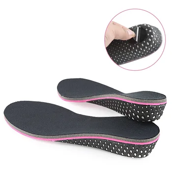 

Outdoor Sports Soft Massage Shock Absorption EVA Memory Foam 3cm Height Increase Insole Shoe Pads for Women Shoes Sneakers