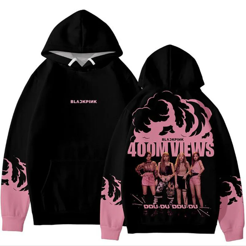 blackpink pink hoodie