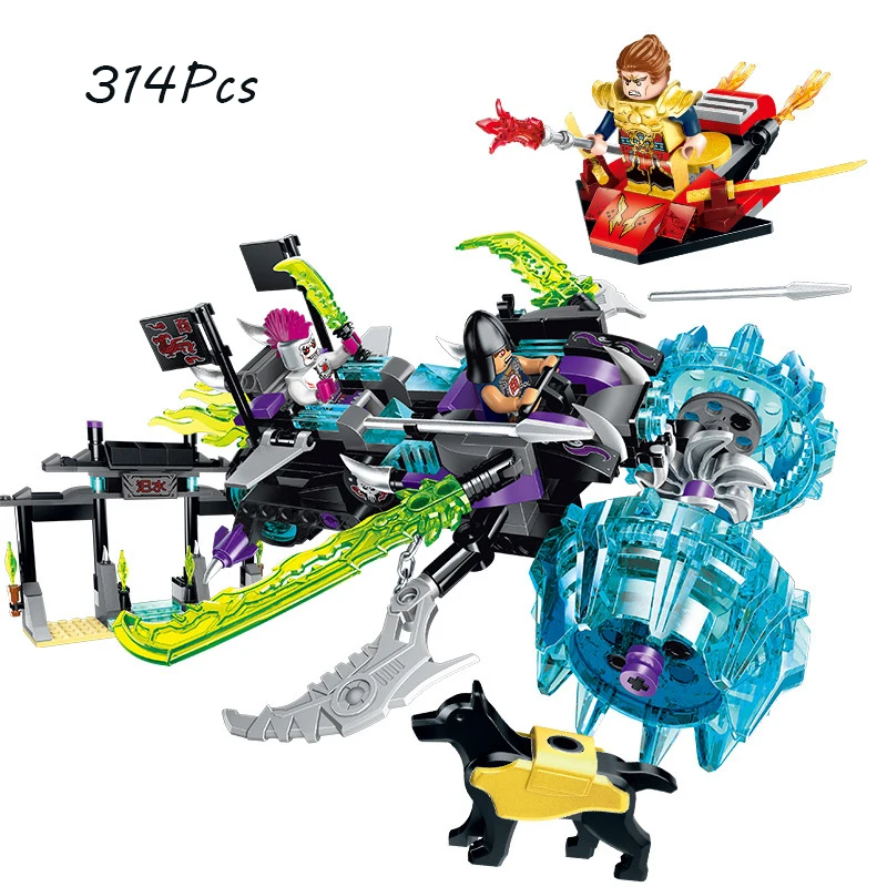 

Models building toy 2212 314pcs Creation Of The Gods War Chariot Building Blocks compatible with lego toys & hobbies for child