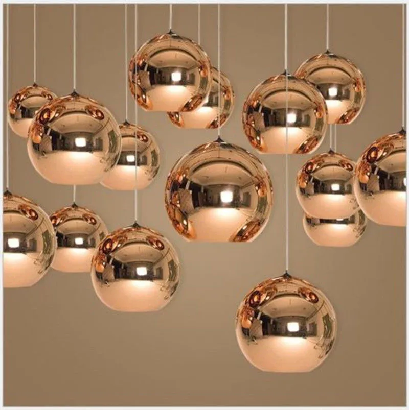 Mirror Glass Ball Pendant Lamp-1