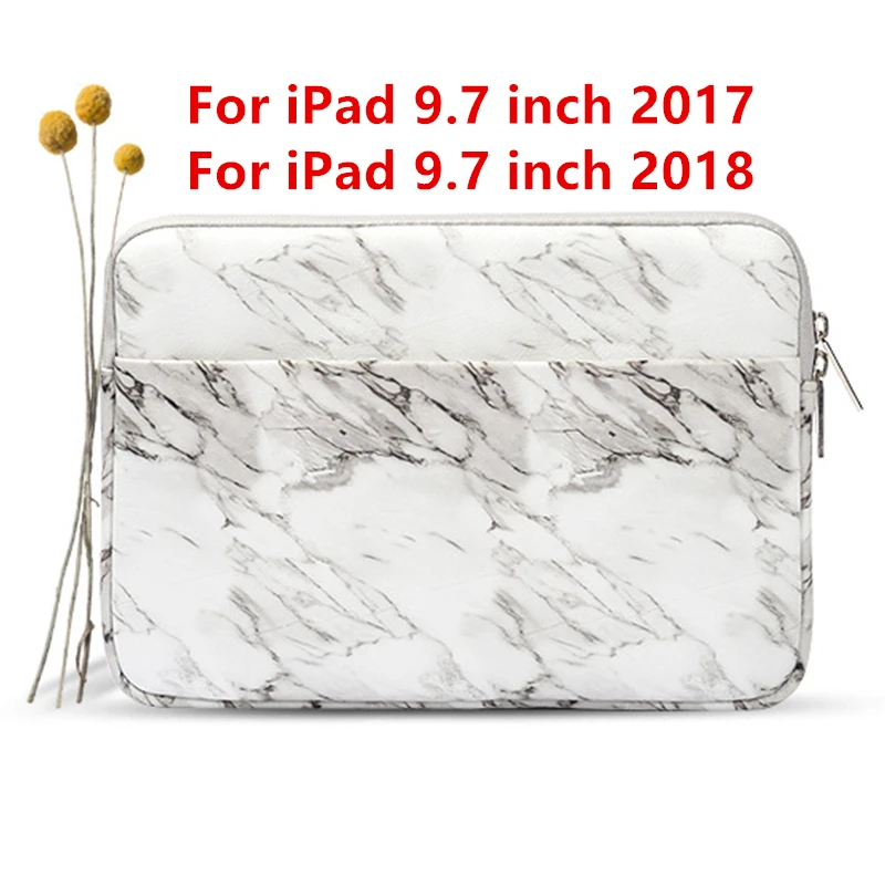 Белый Мрамор для iPad чехол для планшета сумка для iPad 9,7 Air 2/1 Pro 10,5 Pro 11 Mini 2/3/4 Чехол Capa Para+ стилус - Цвет: White 9.7 2018